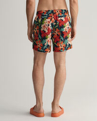 Classic Fit Floral Print Swim Shorts