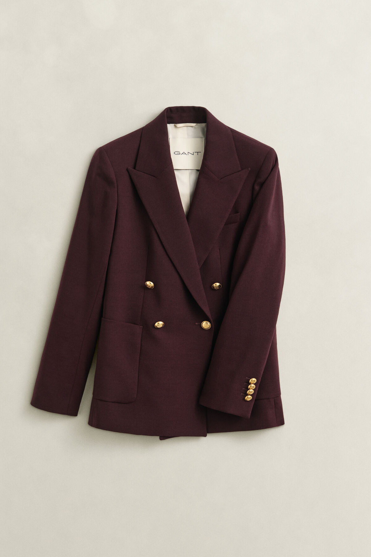 Classic Club Blazer — DARKENED WINE