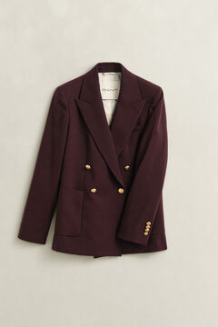 Classic Club Blazer — DARKENED WINE 1