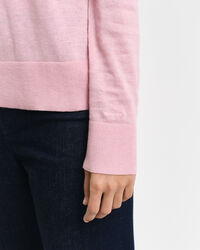 Fine Knit V-Neck Sweater