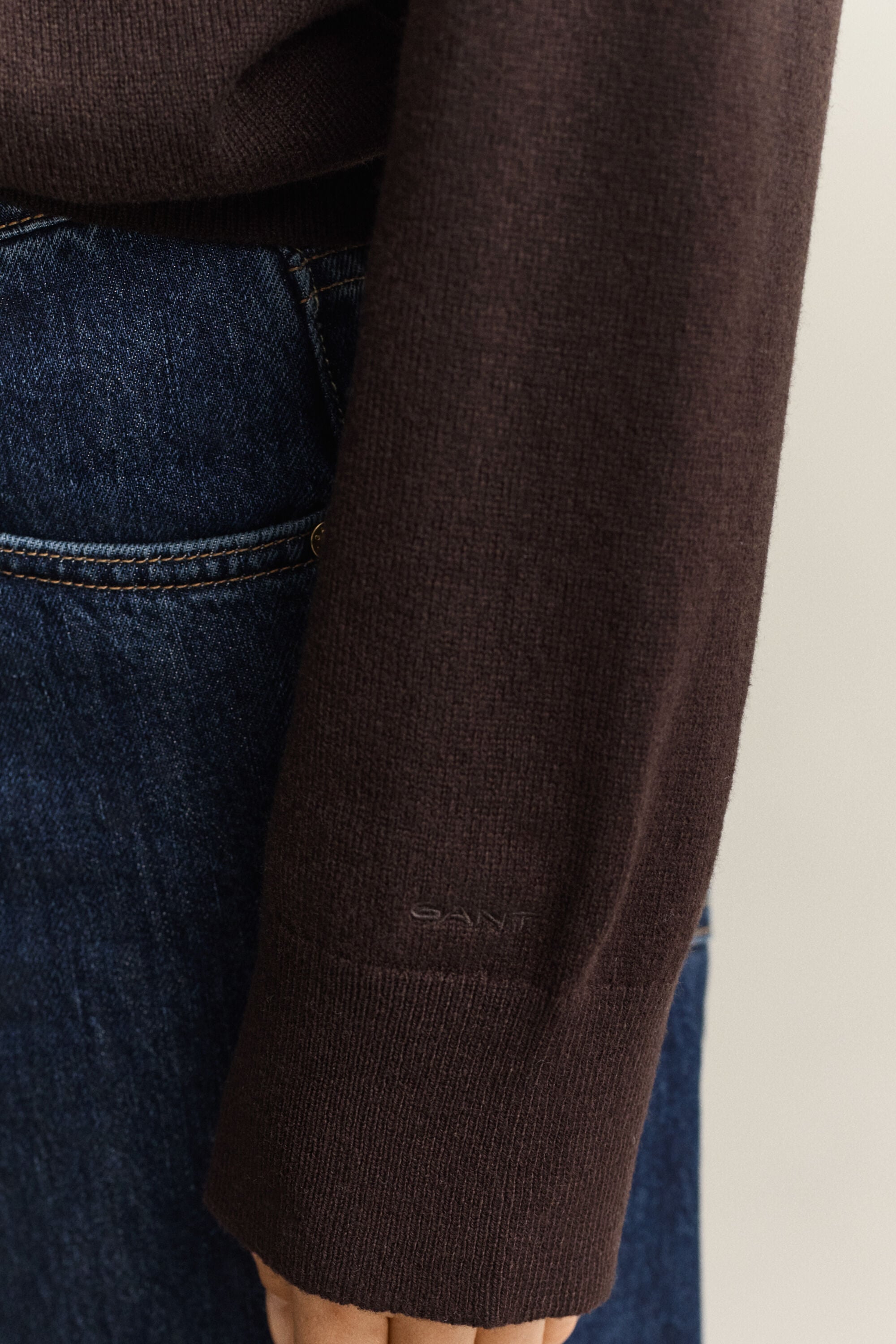 Superfine Lambswool Crew Neck Sweater