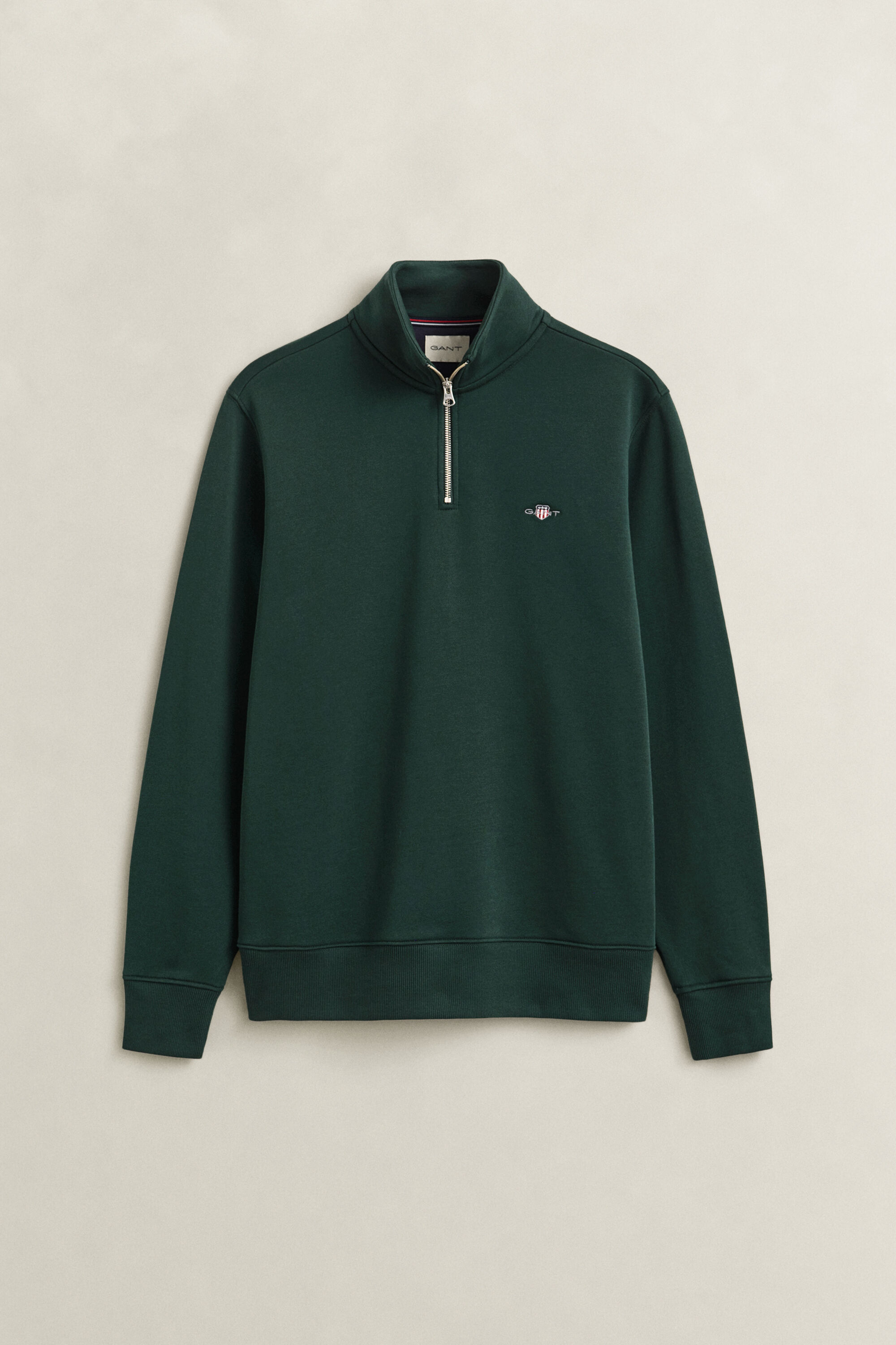 Shield Half-Zip Sweatshirt — TARTAN GREEN