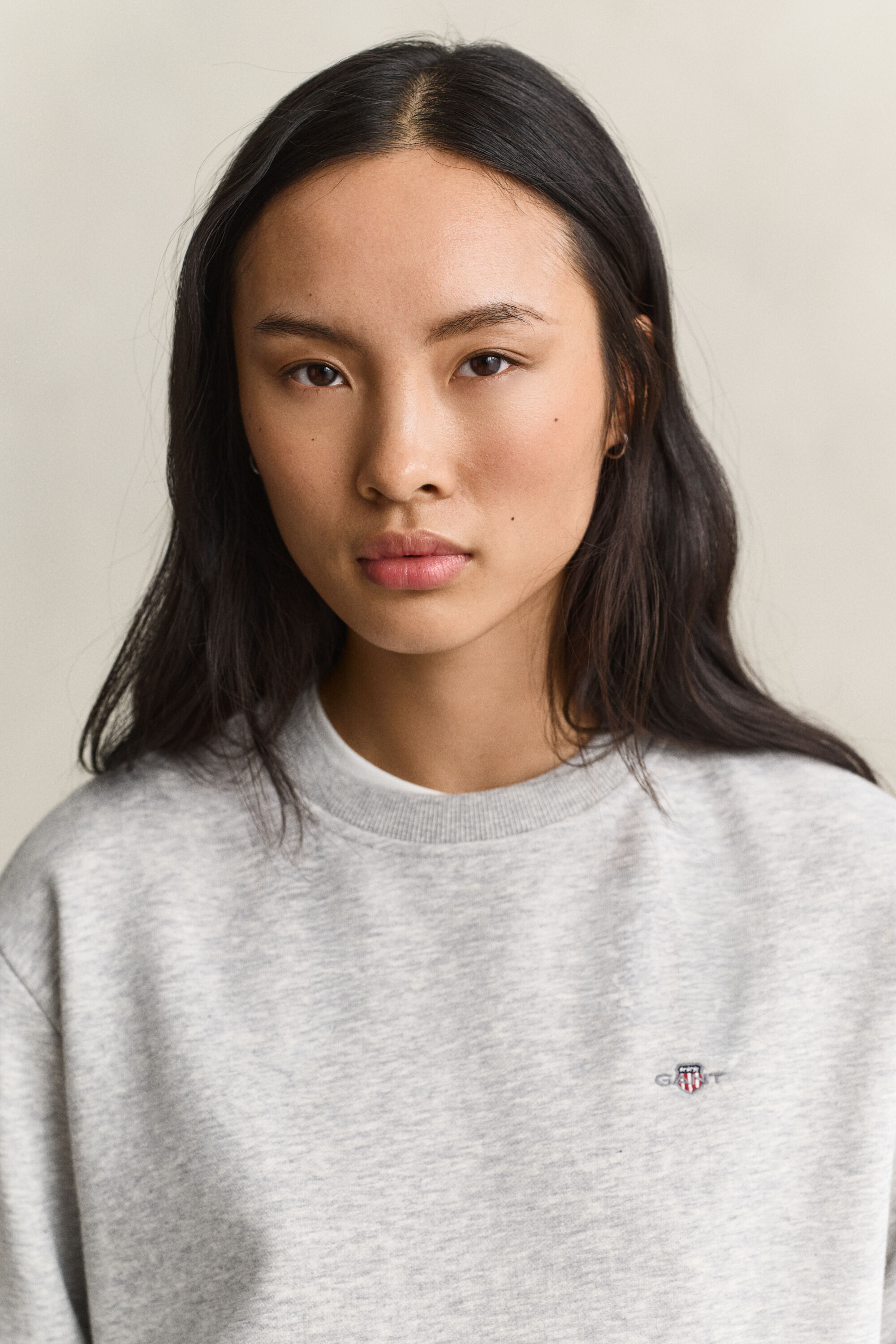 Shield Sweatshirt — LIGHT GREY MELANGE