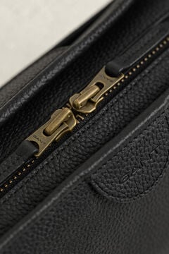 Leather Toiletry Bag — BLACK 2