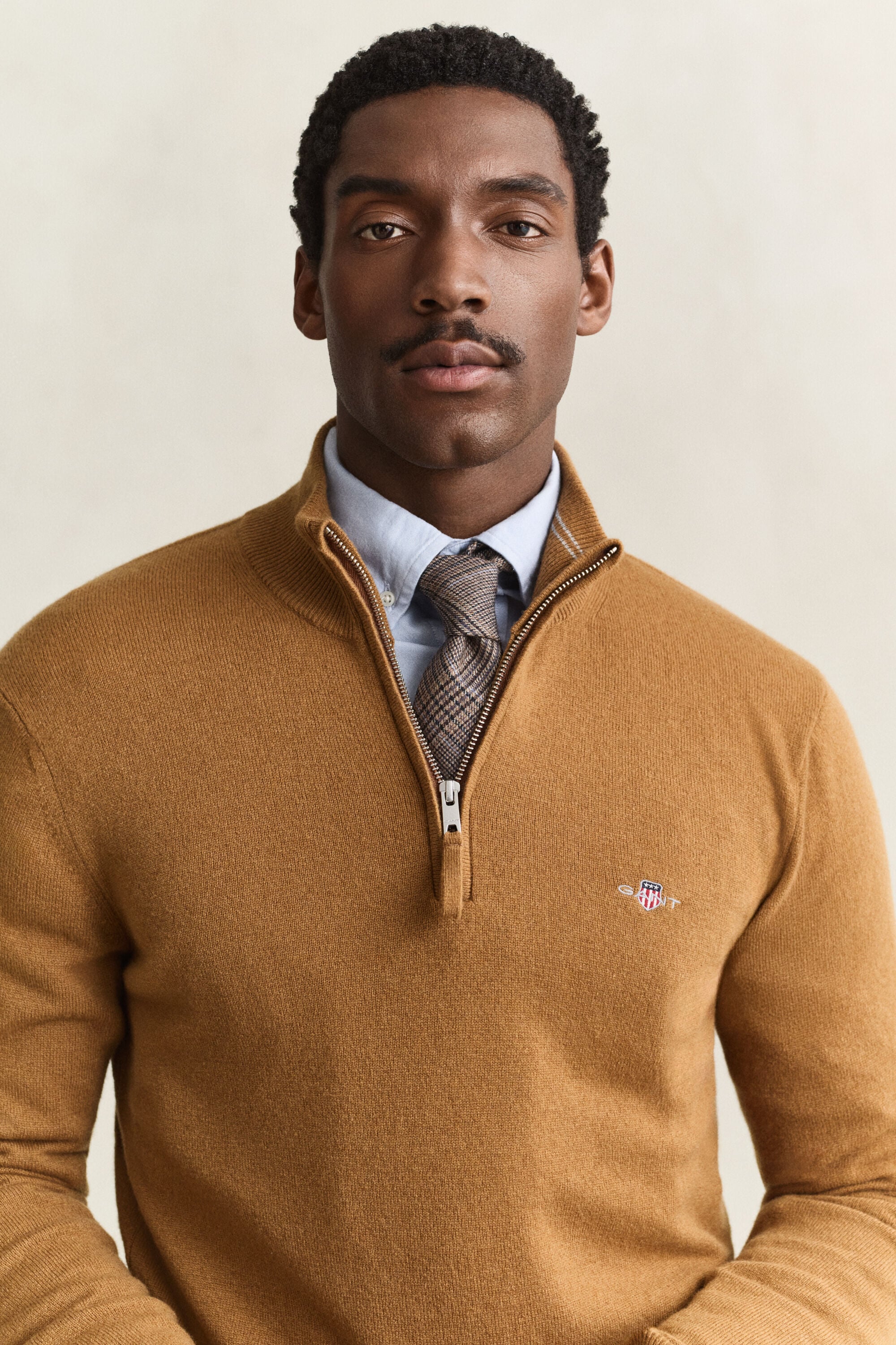 Lambswool Half-Zip Sweater