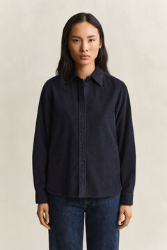 Regular Corduroy Shirt — EVENING BLUE 5