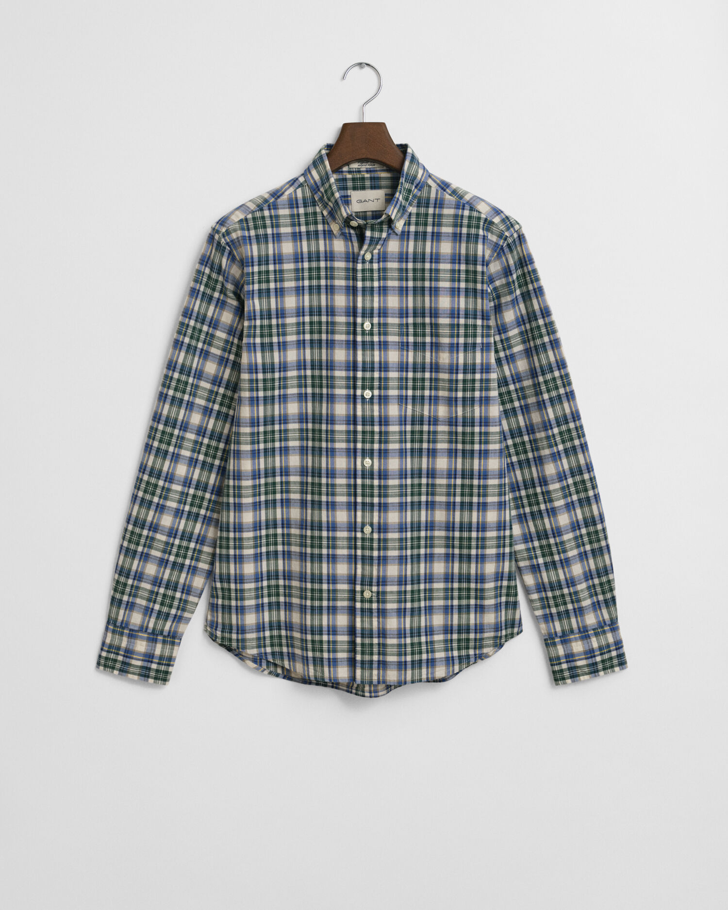 Regular Fit Checked Archive Poplin Shirt - GANT