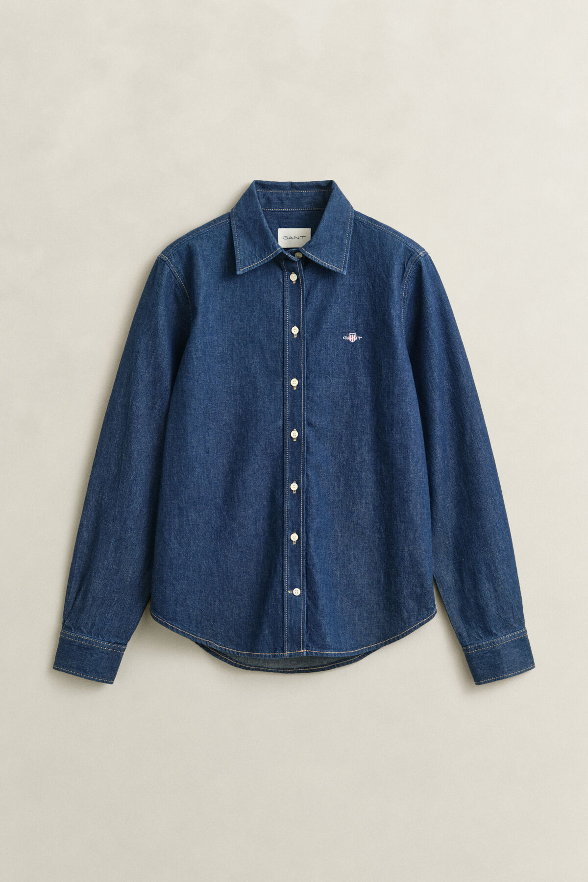 Denim Shirt — DARK BLUE RAW