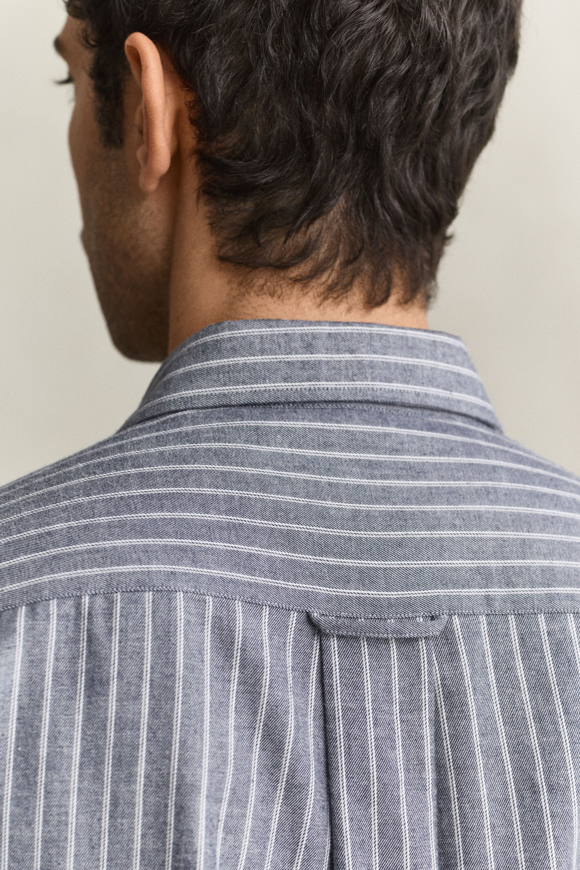 Striped Flannel Mélange Shirt