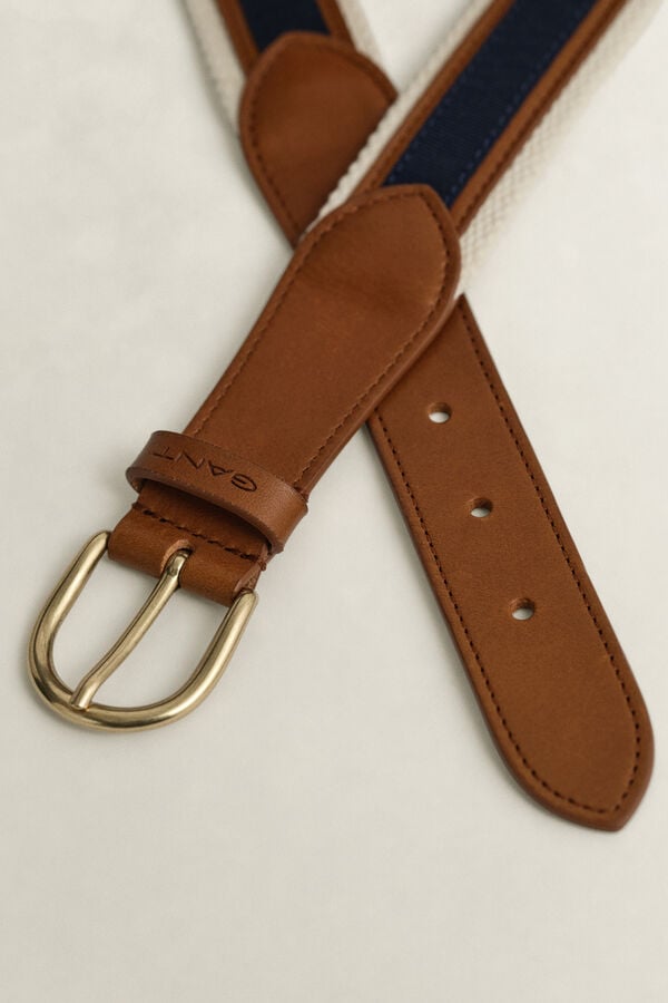 Grosgrain Webbing Belt — EVENING BLUE