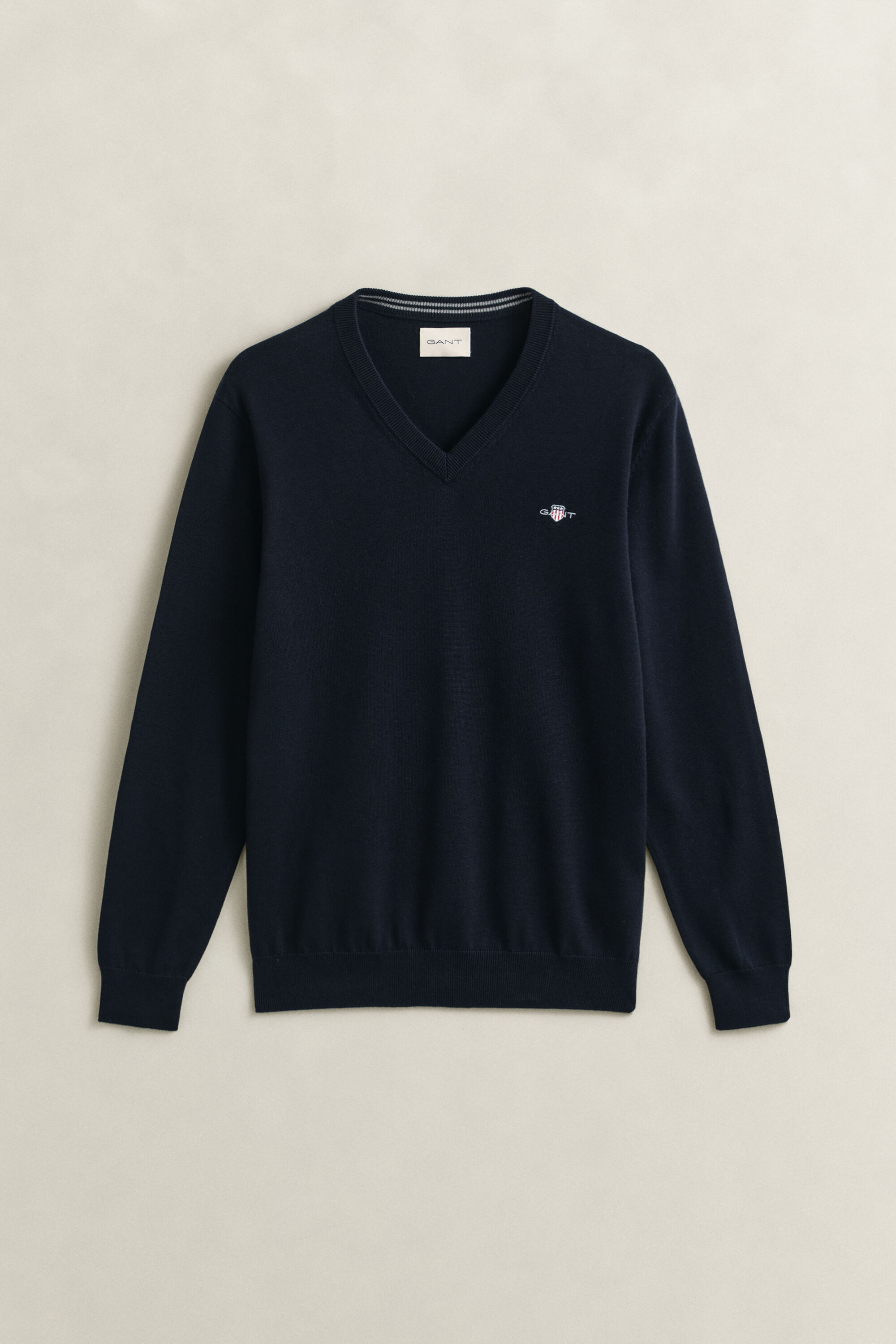 Classic Cotton V-Neck Sweater