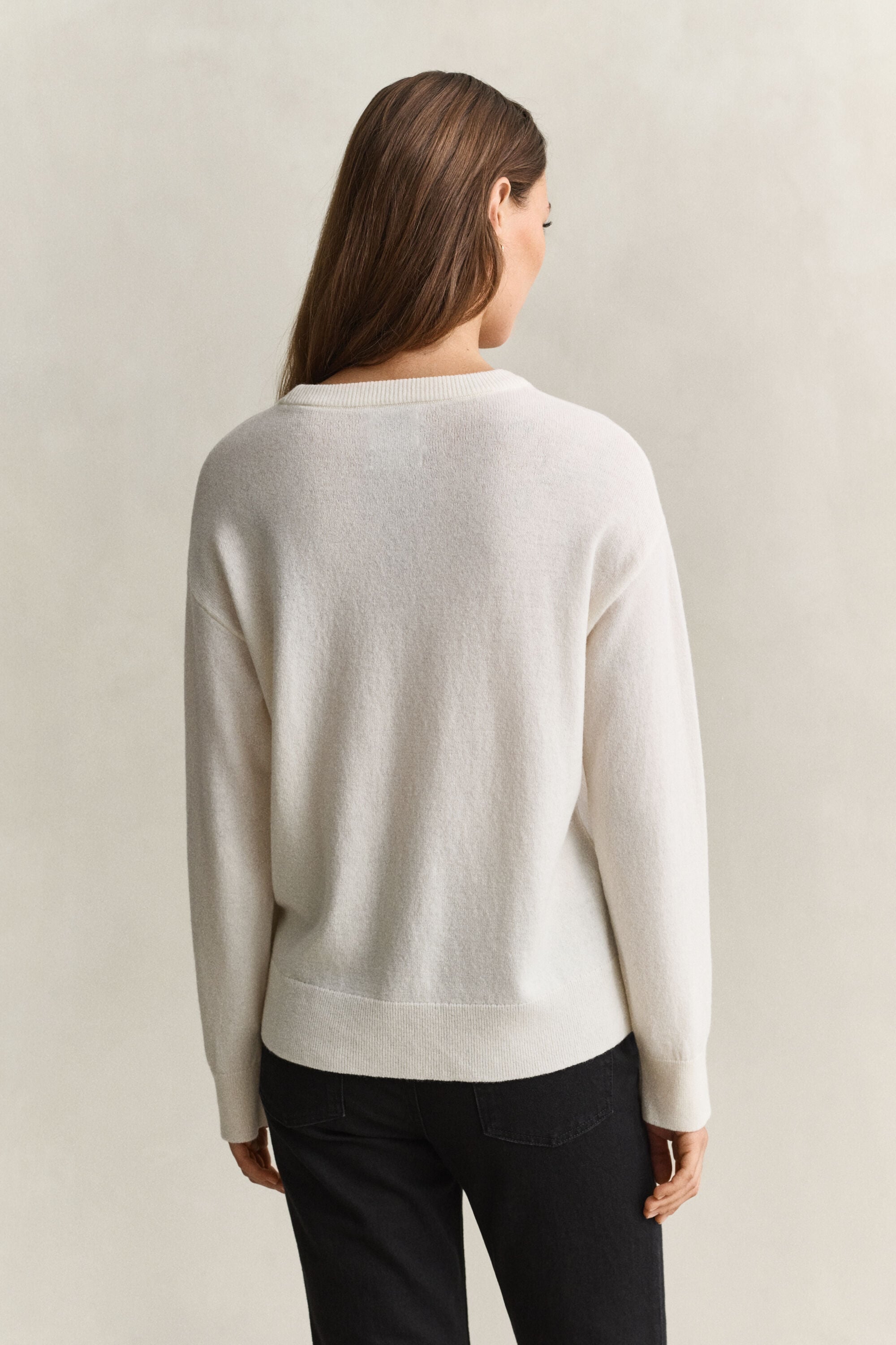 Superfine Lambswool Crew Neck Sweater