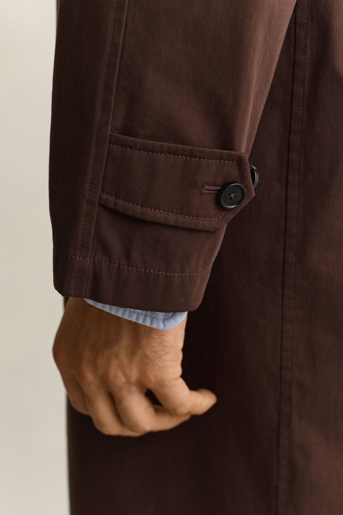 Gant x Yale Car Coat — BLACK BROWN