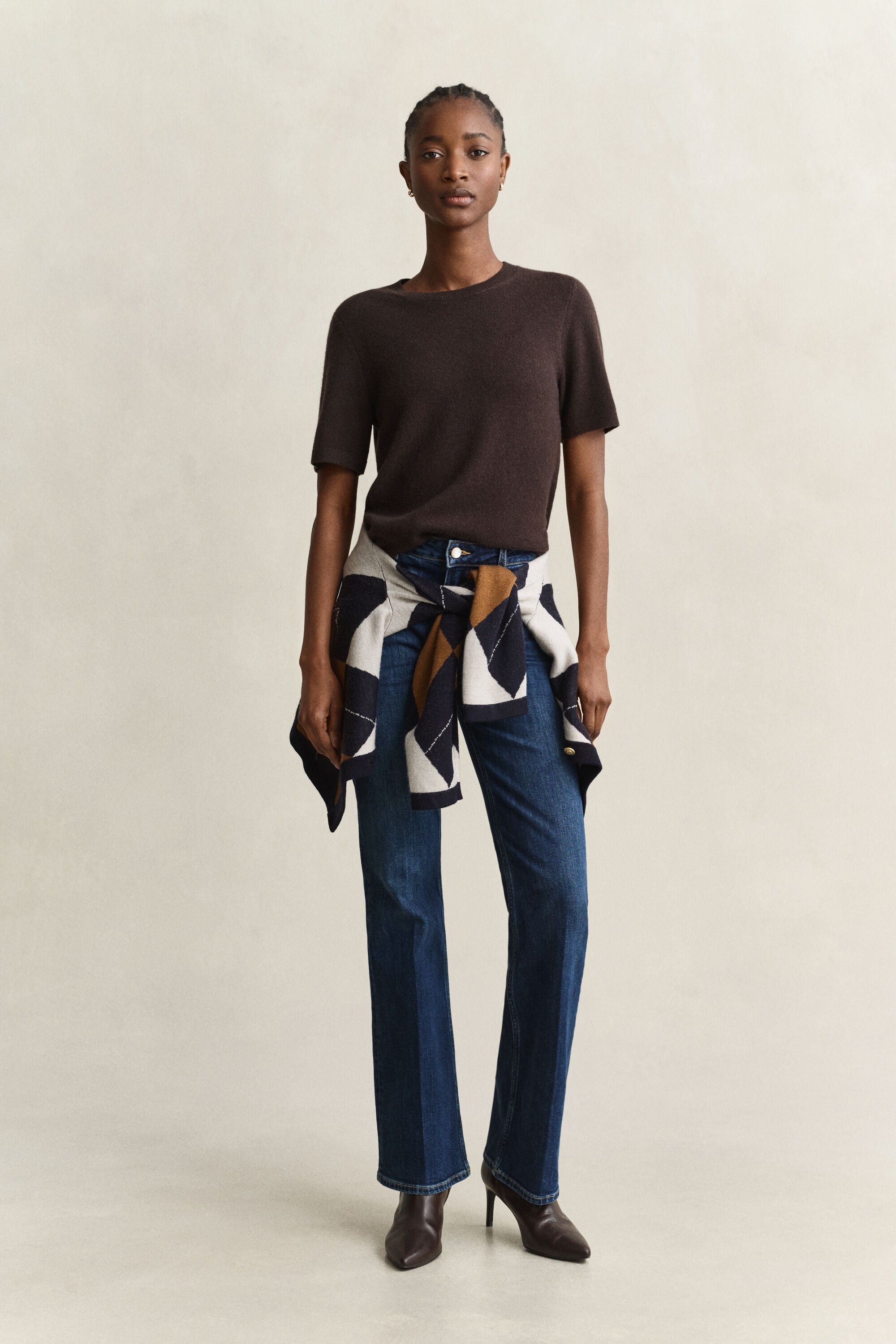 Cashmere Short Sleeve Sweater