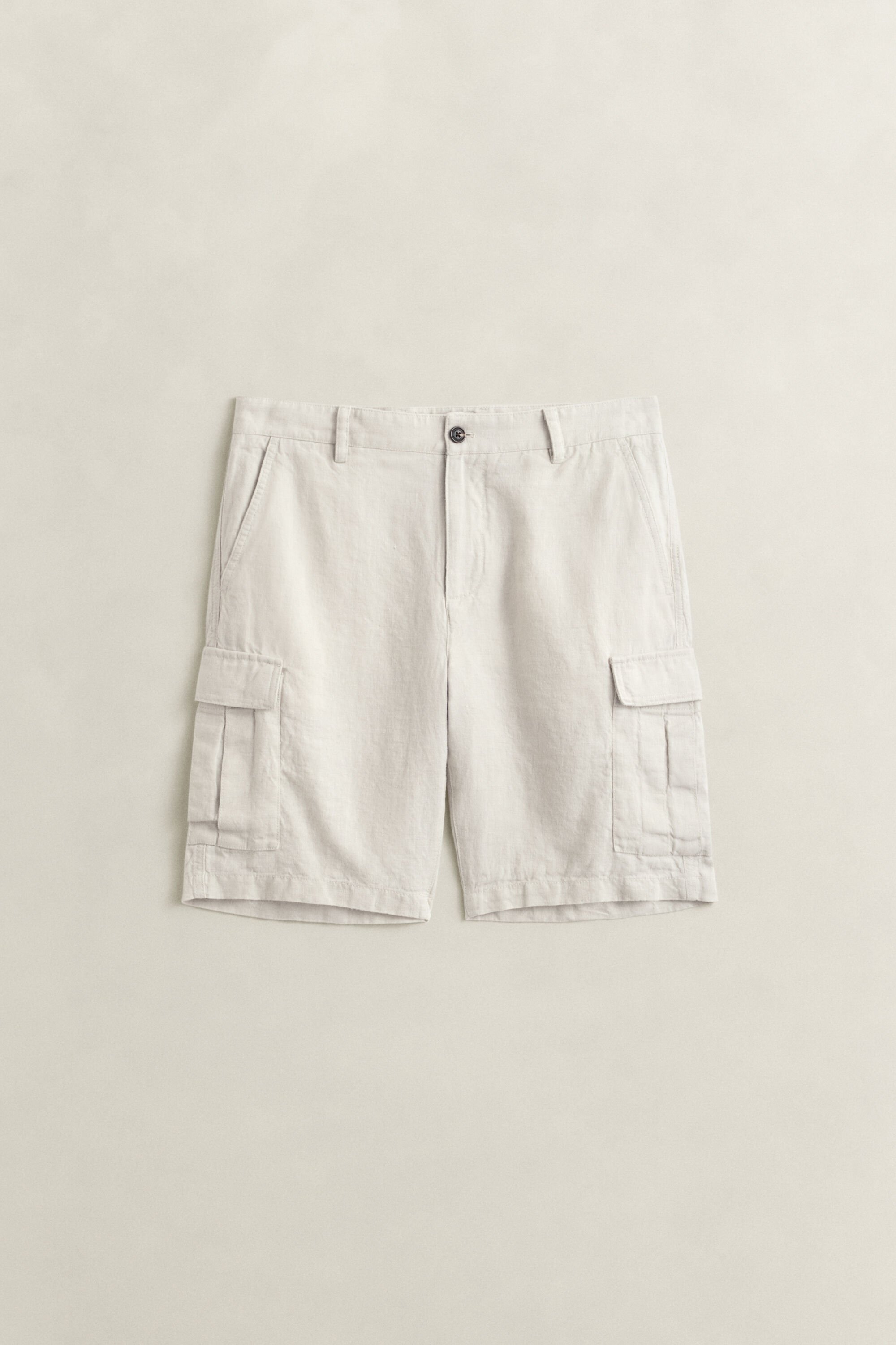Linen Cargo Shorts