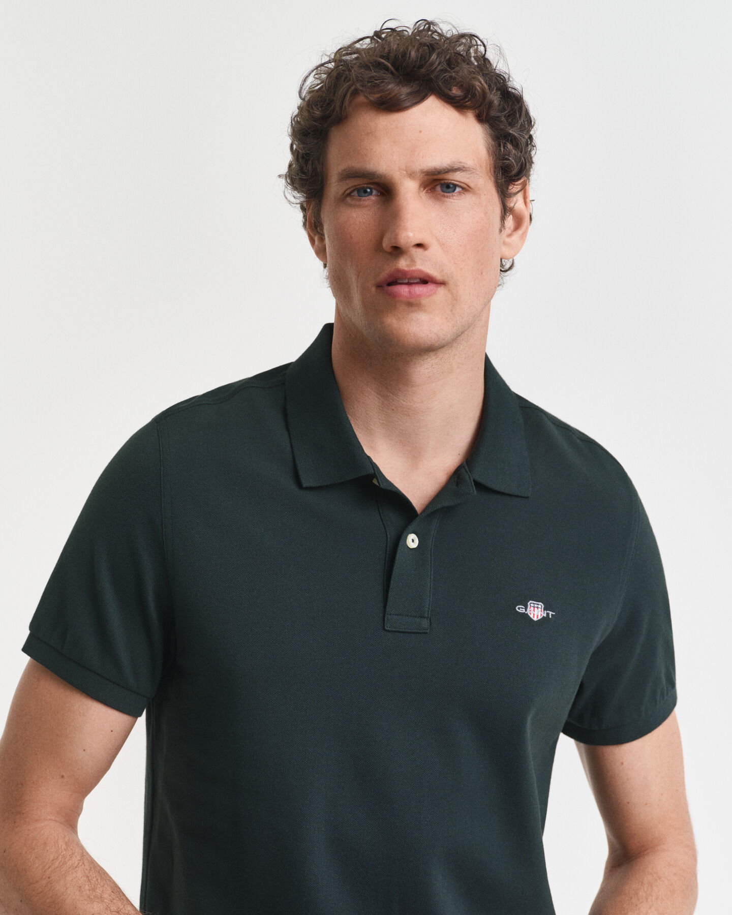 Regular Fit Shield Piqué Polo Shirt