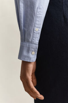 Frilly Classic Oxford Shirt — MISTY LAVENDER 4