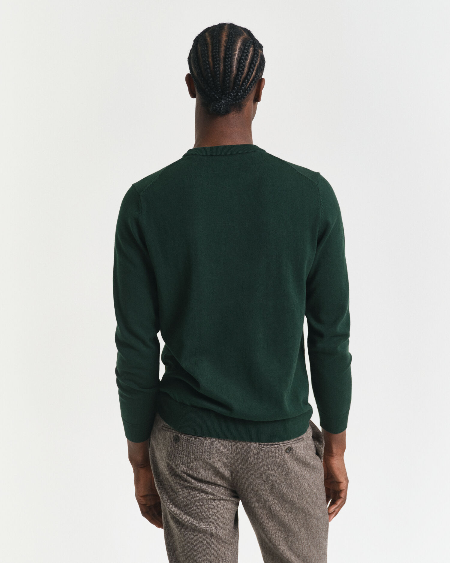 Superfine Lambswool Crew Neck Sweater - GANT