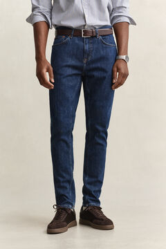 Slim Clean Wash Jeans — MID BLUE 3