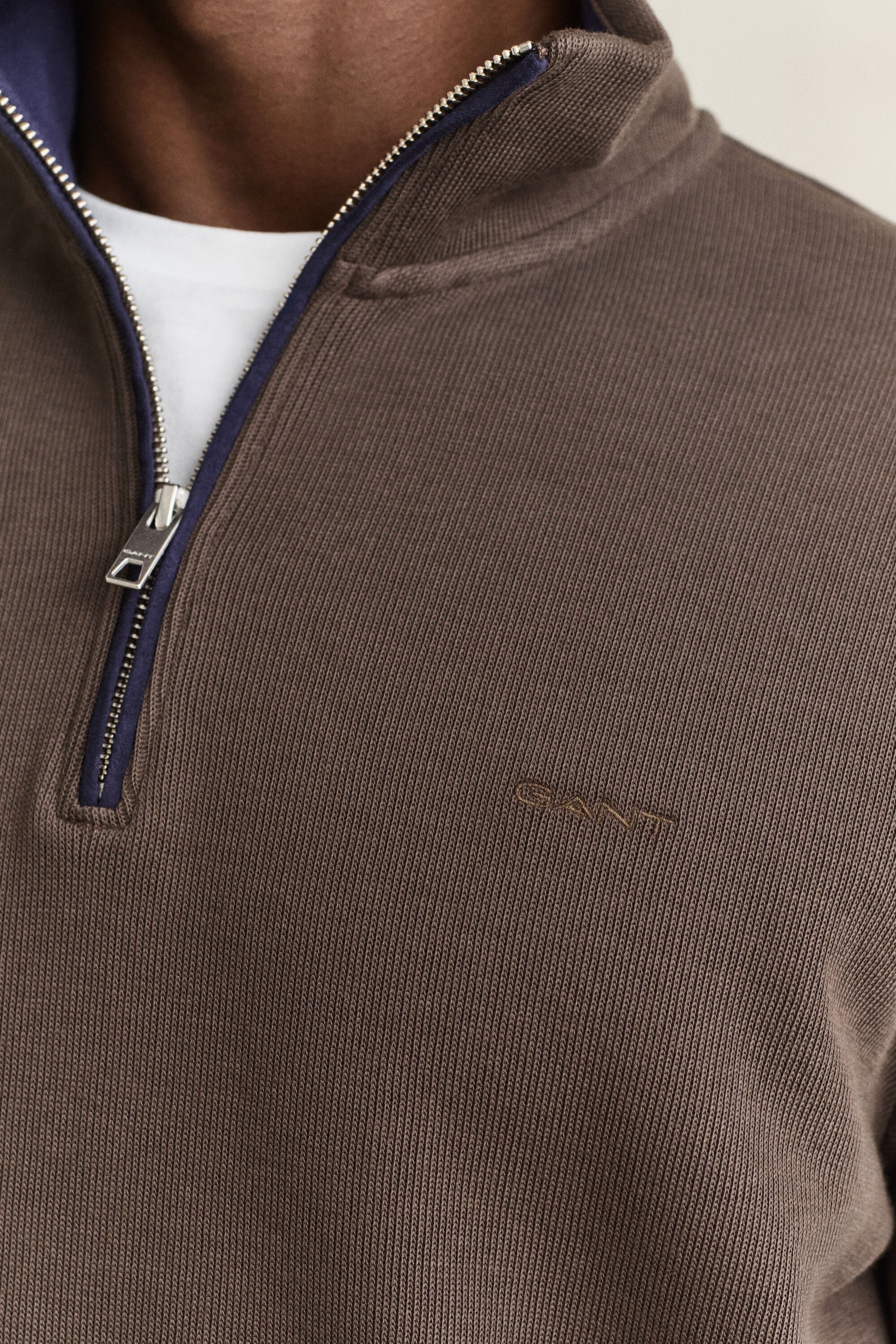 Sacker Rib Half-Zip Sweatshirt