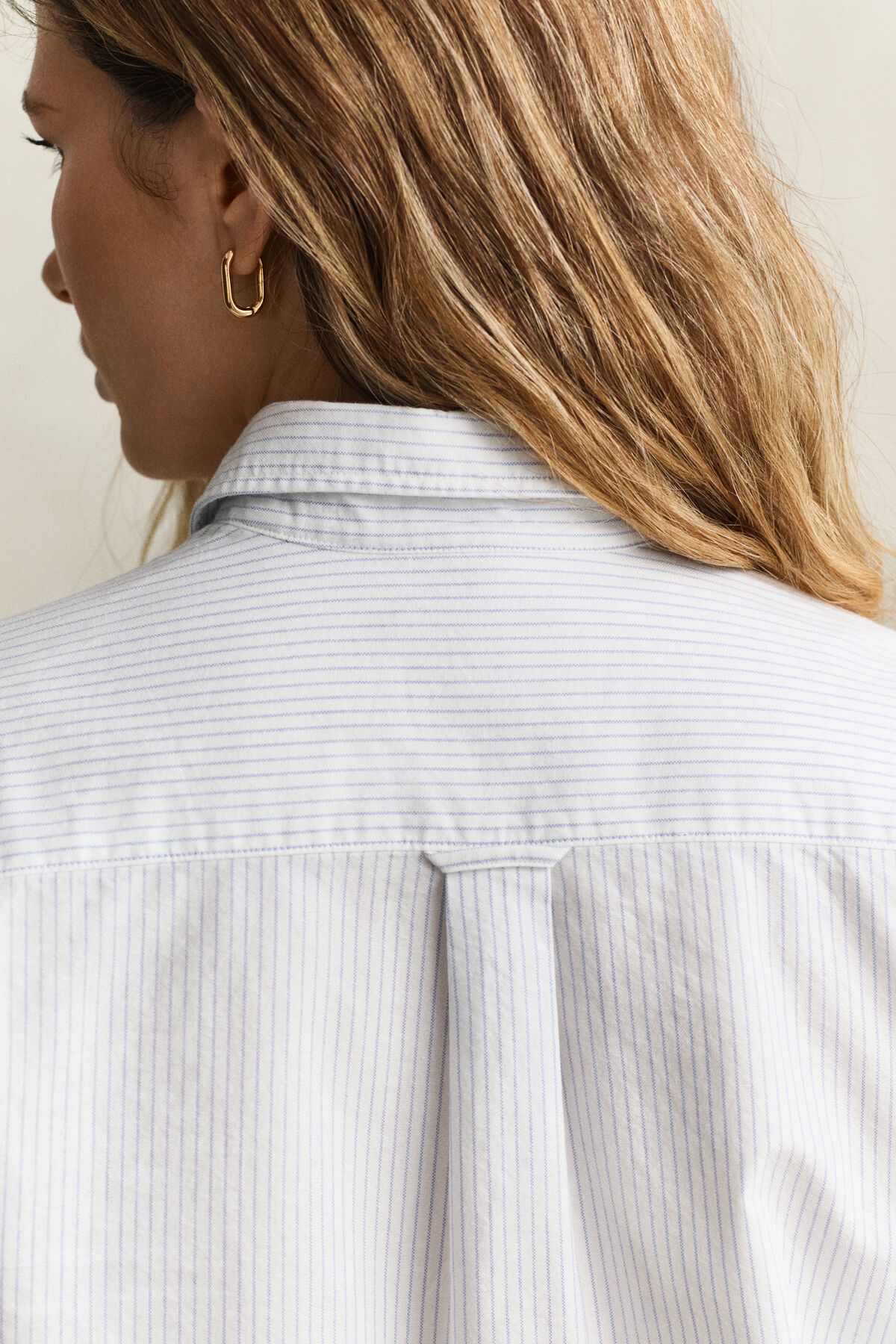 Gant x Yale Striped Oxford Shirt — MISTY LAVENDER