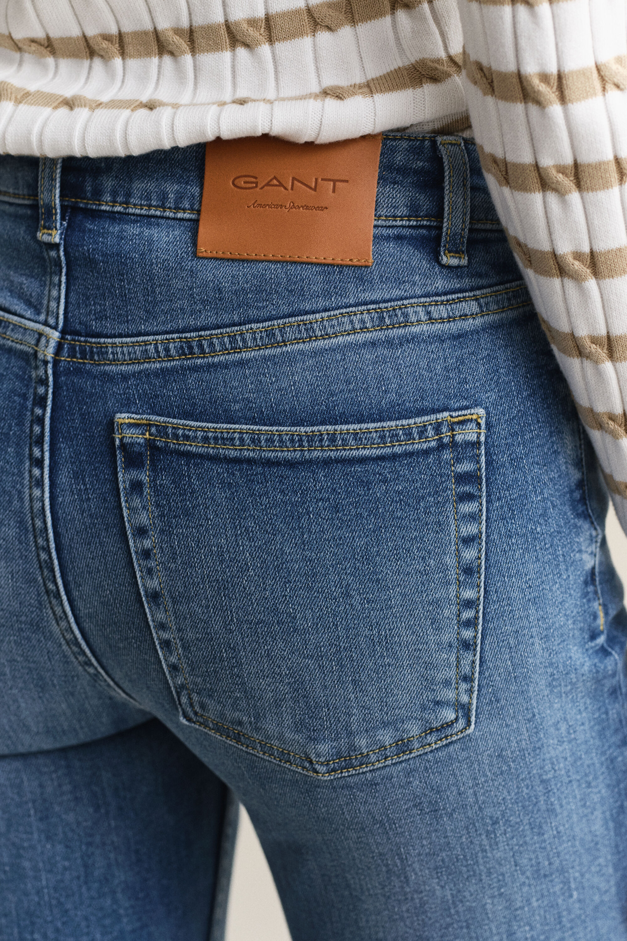 Flared Stretch Jeans