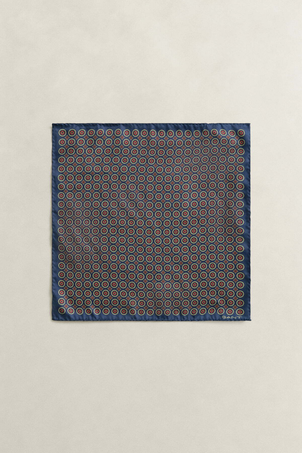 Foulard Print Pocket Square — CLASSIC BLUE