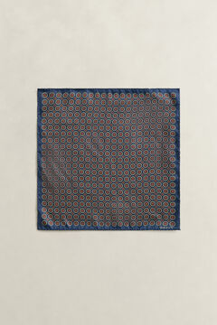Foulard Print Pocket Square — CLASSIC BLUE 2