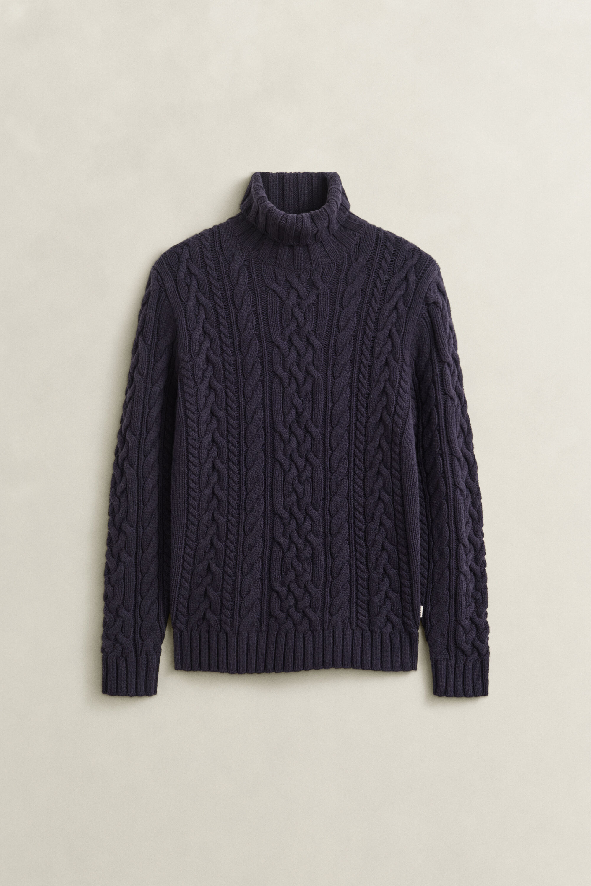 Wool Blend Turtleneck Sweater