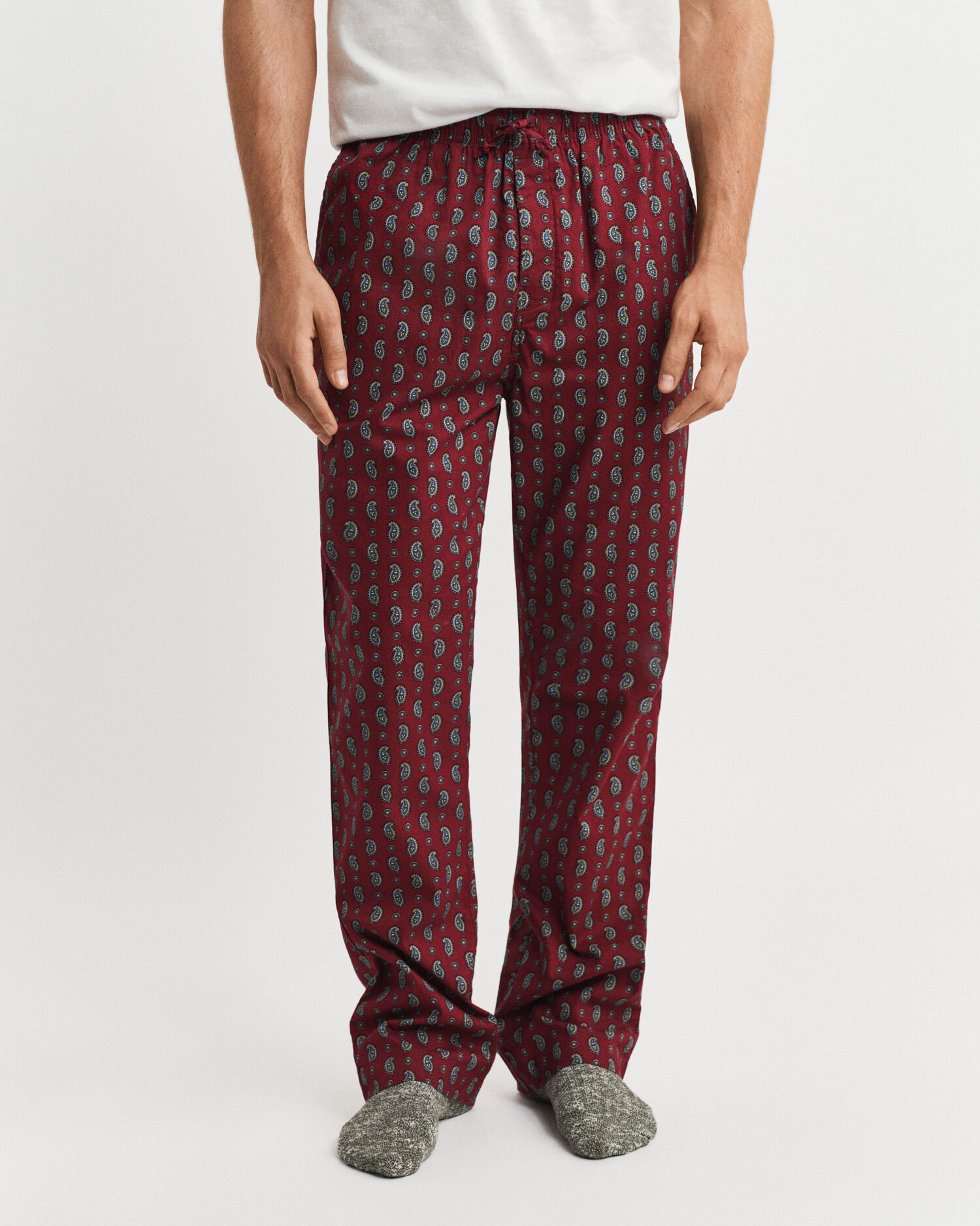 Paisley Print Flannel Pajama Pants - GANT