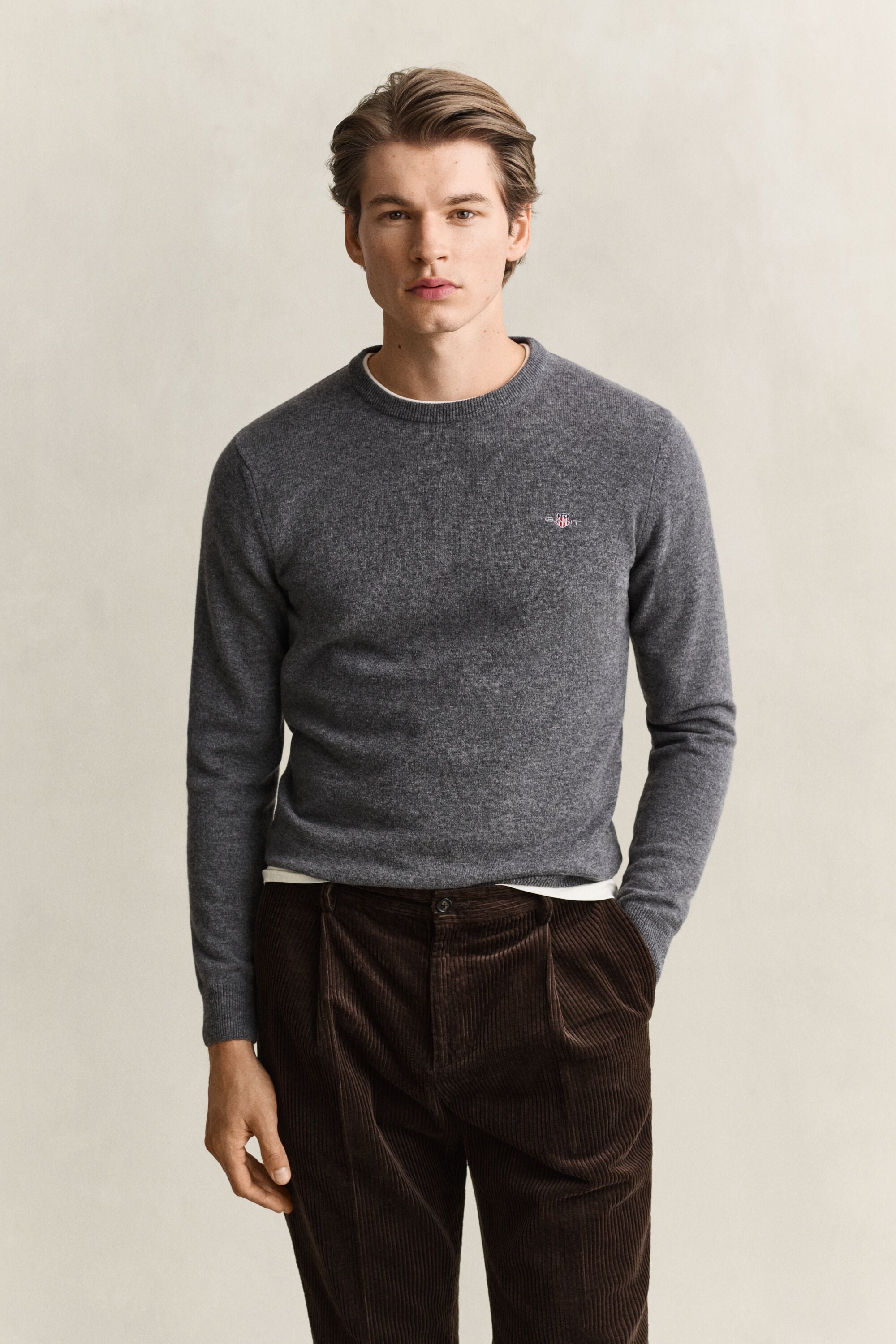 Lambswool Crew Neck Sweater