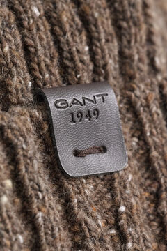 Donegal Beanie — BROWN MELANGE 1