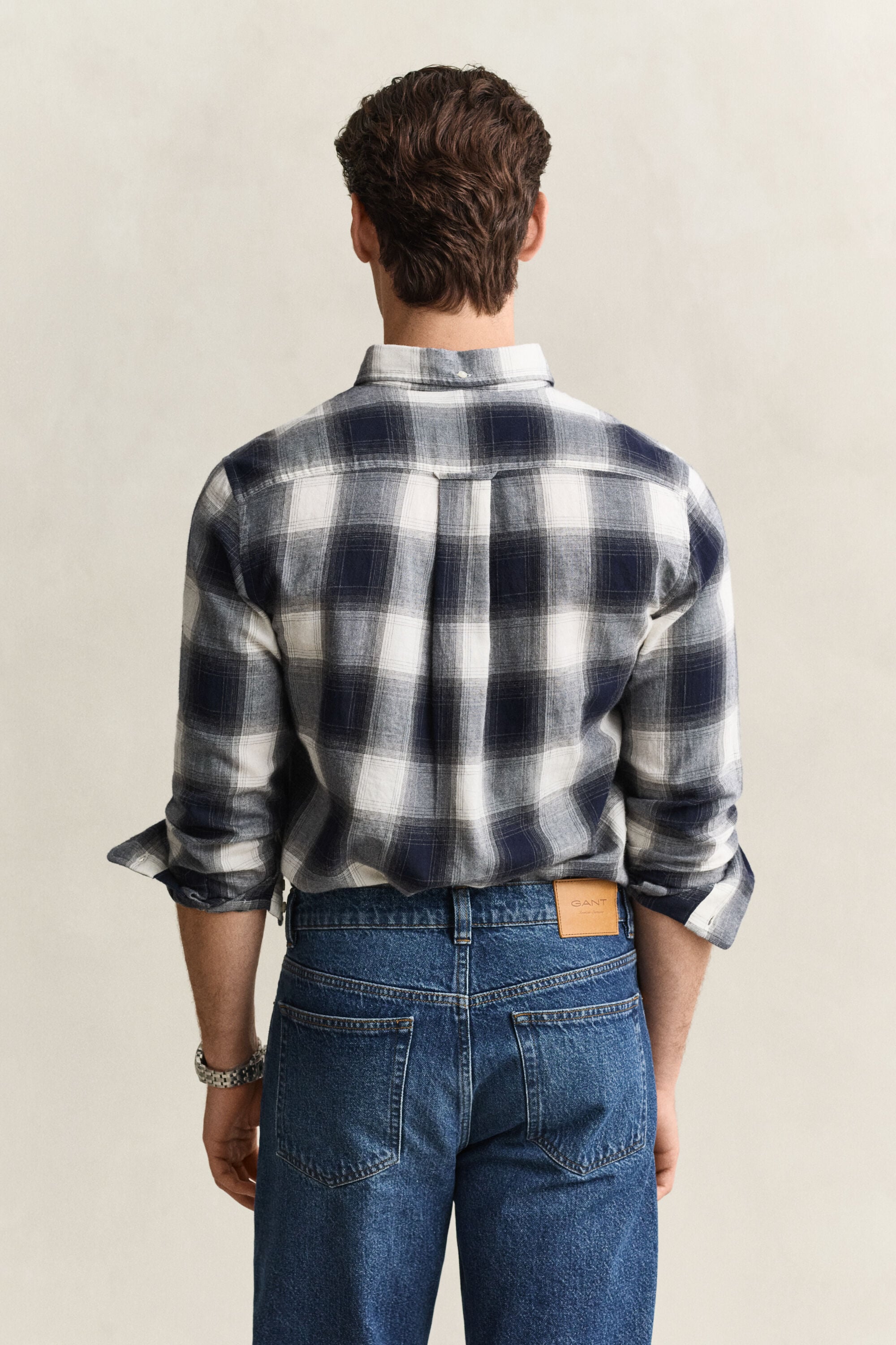 Checked Windblown Flannel Shirt