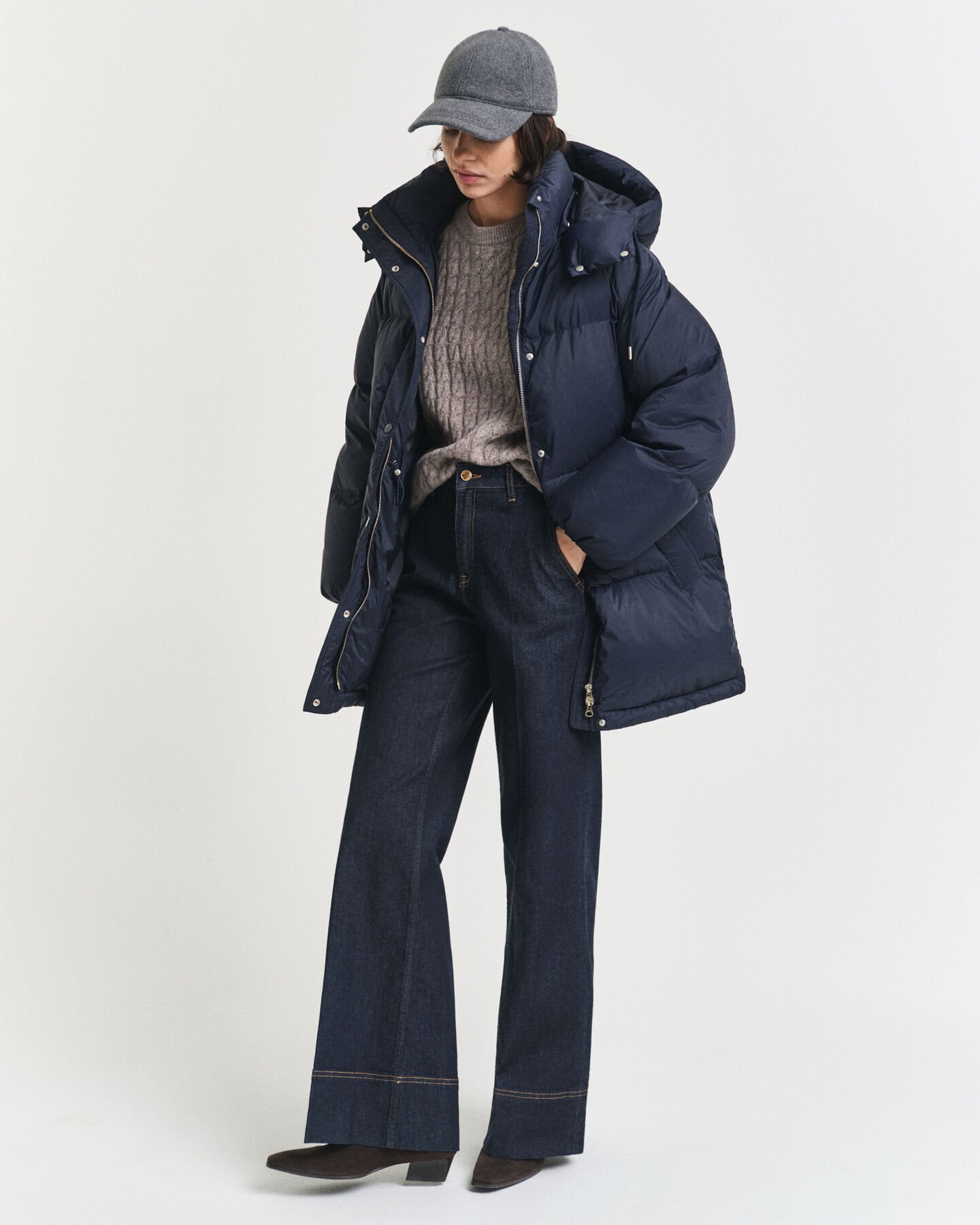 Mid Length Down Jacket