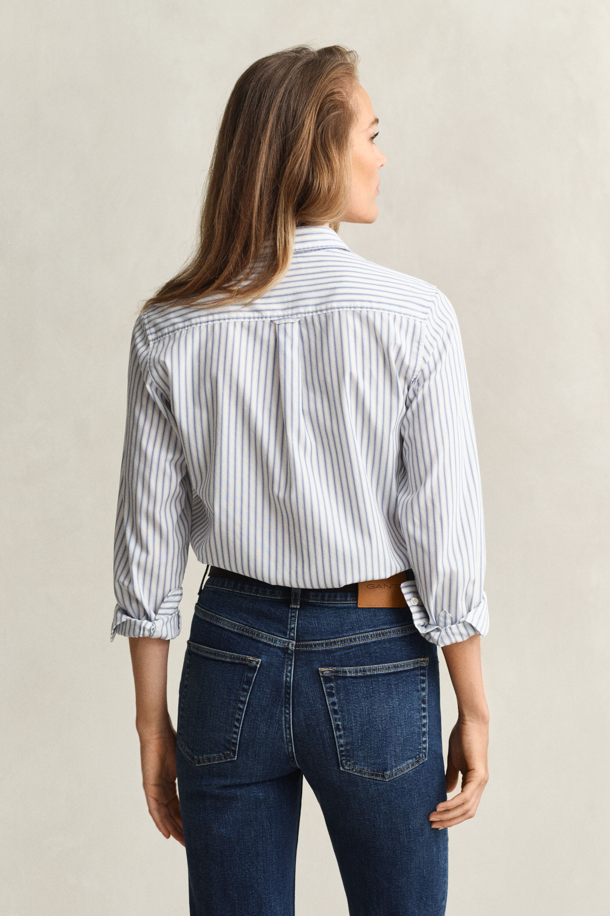 Regular Fit Striped Poplin Shirt