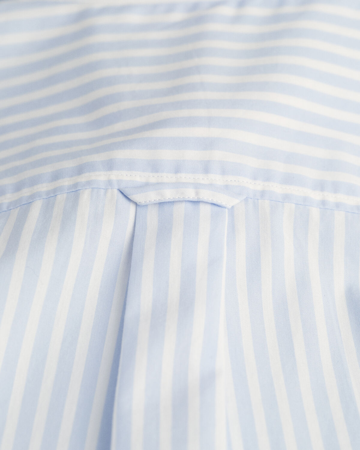 Classic Regular Striped Poplin Shirt — LIGHT BLUE