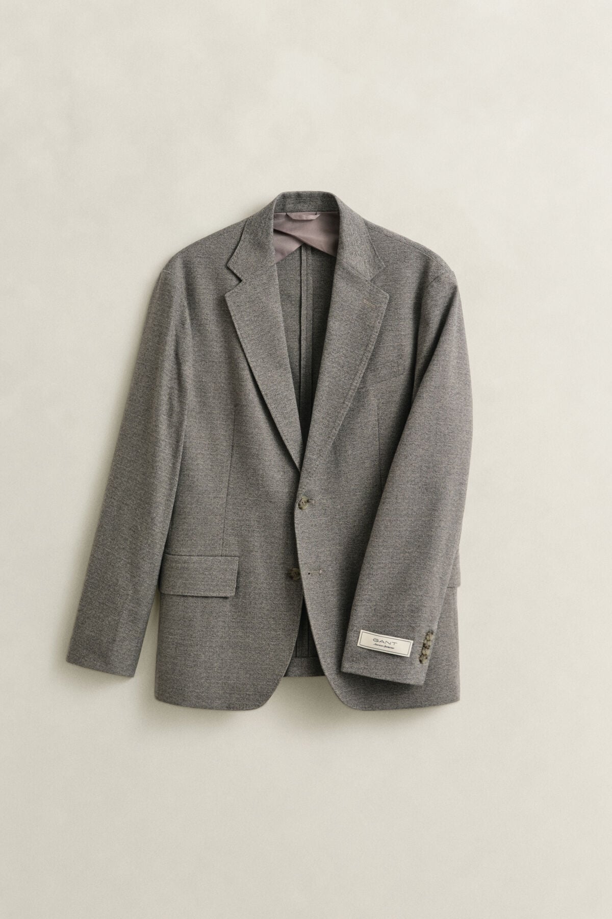 Flannel Blazer — MIST TAUPE