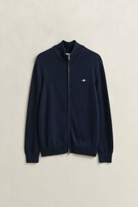 Casual Cotton Zip Cardigan