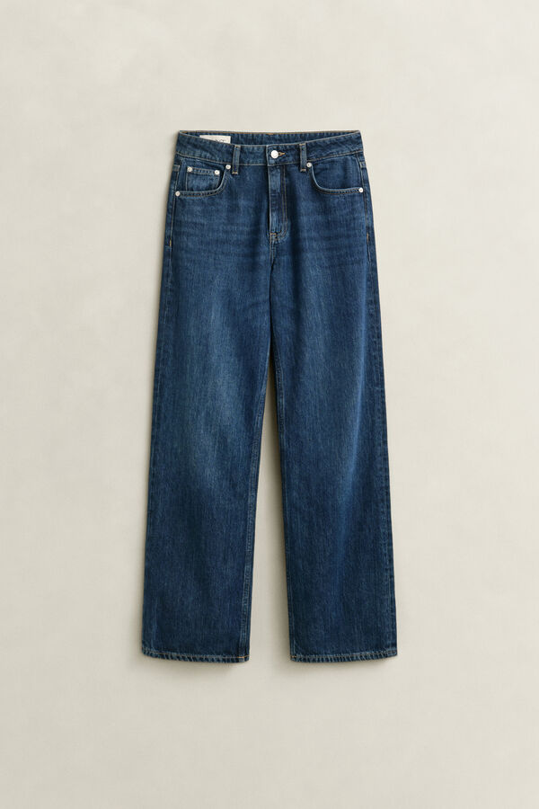 Relaxed Jeans — DARK BLUE WORN IN