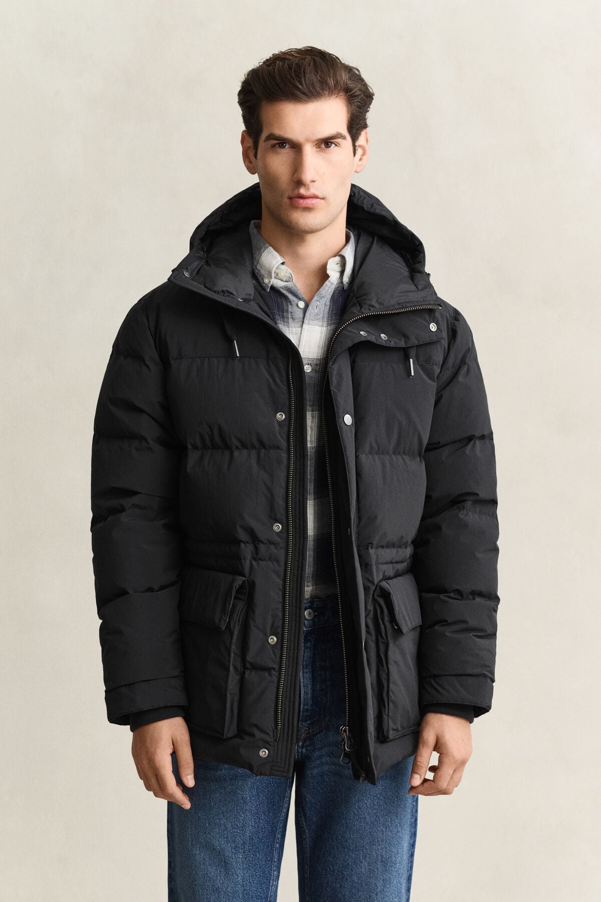 Down Parka — BLACK