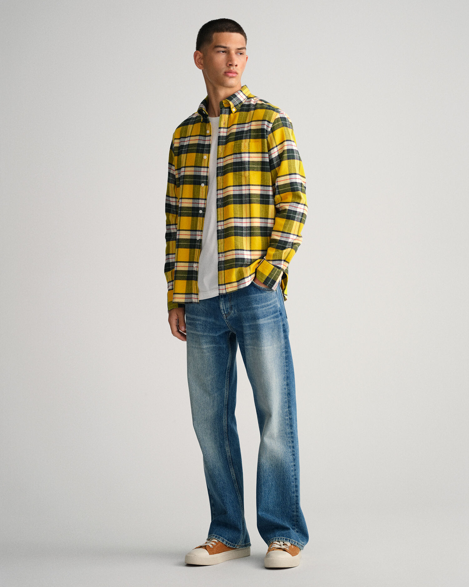 Regular Fit Flannel Check Shirt