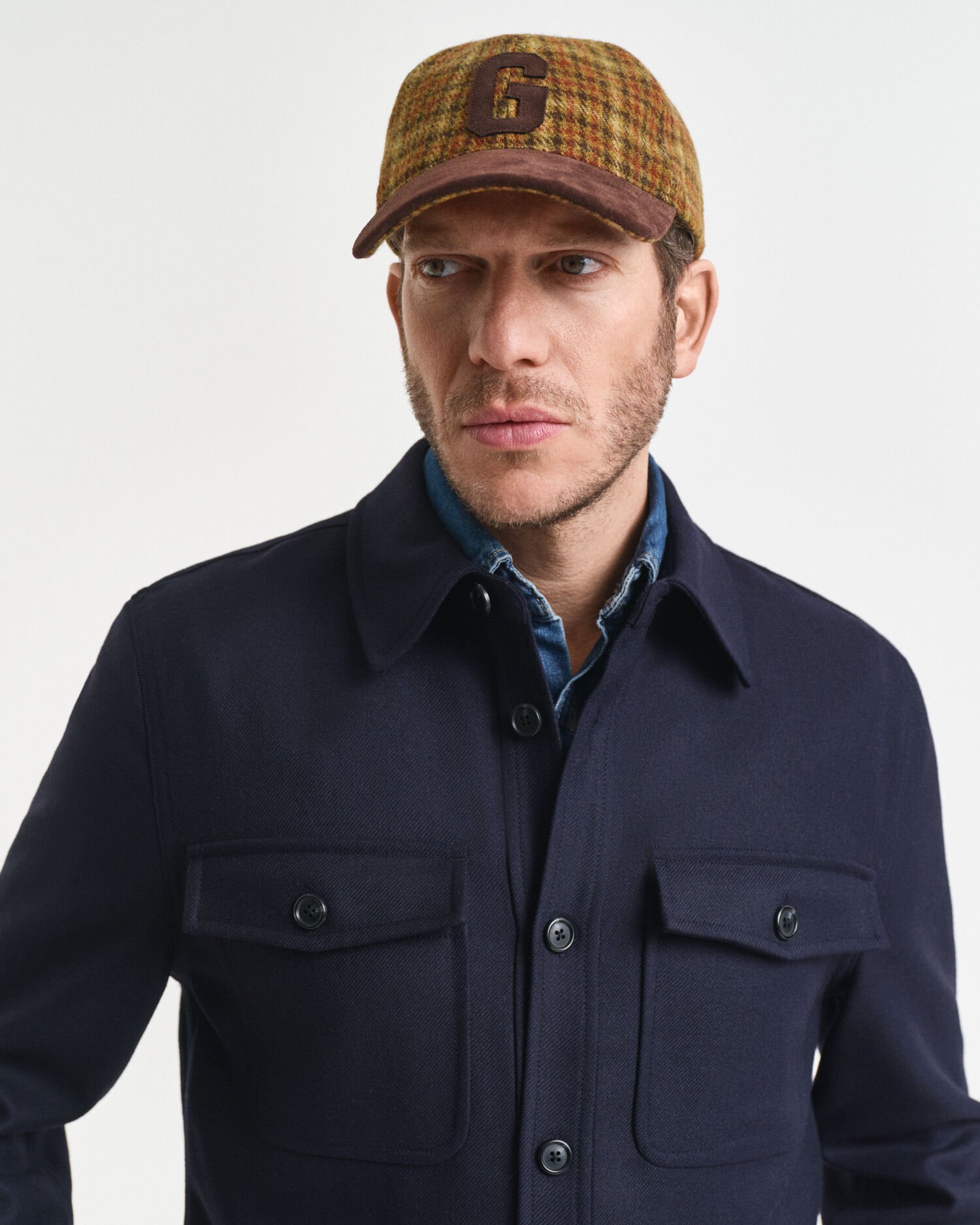 Regular Fit Wool Blend Overshirt