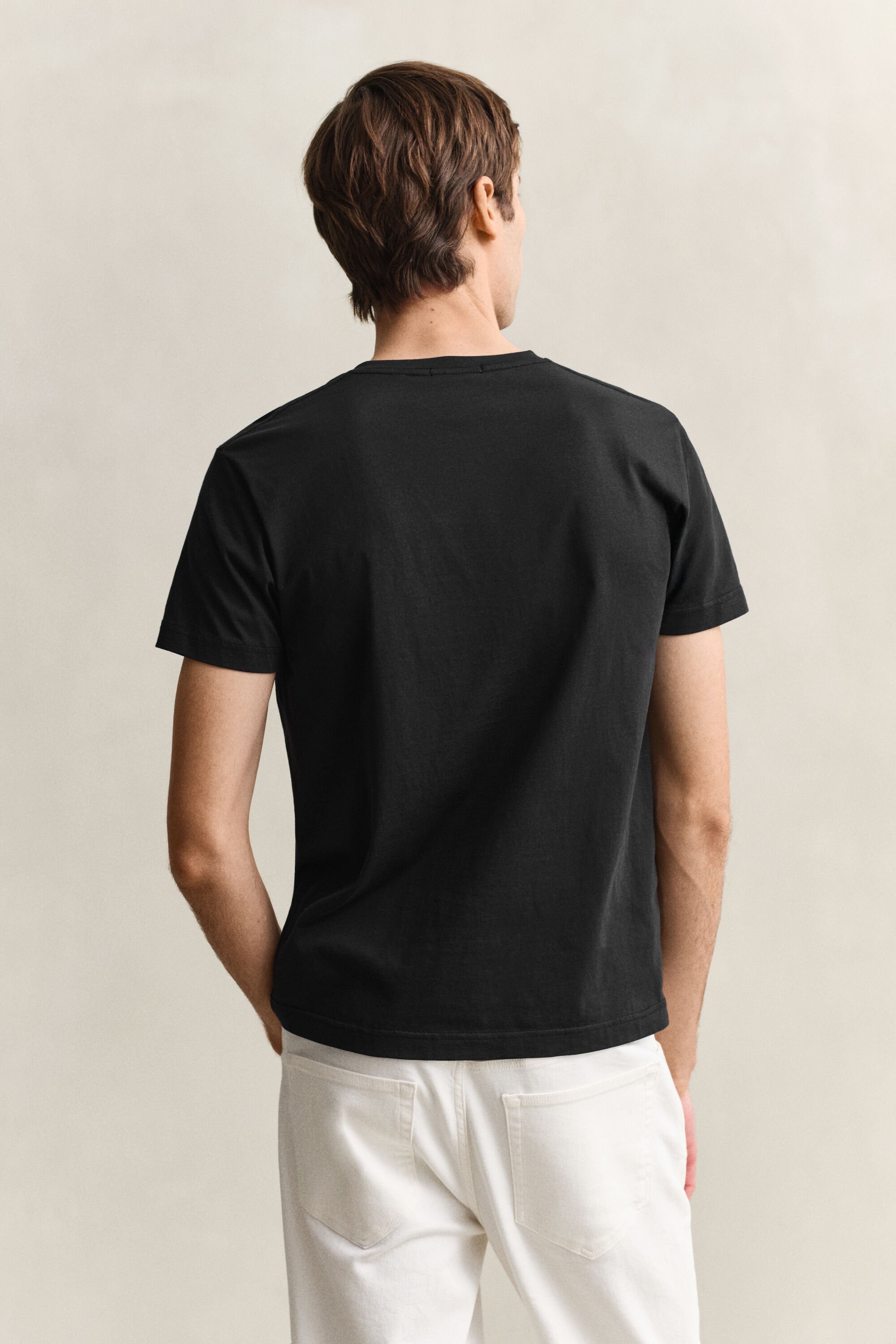 Slim Fit Shield V-Neck T-Shirt