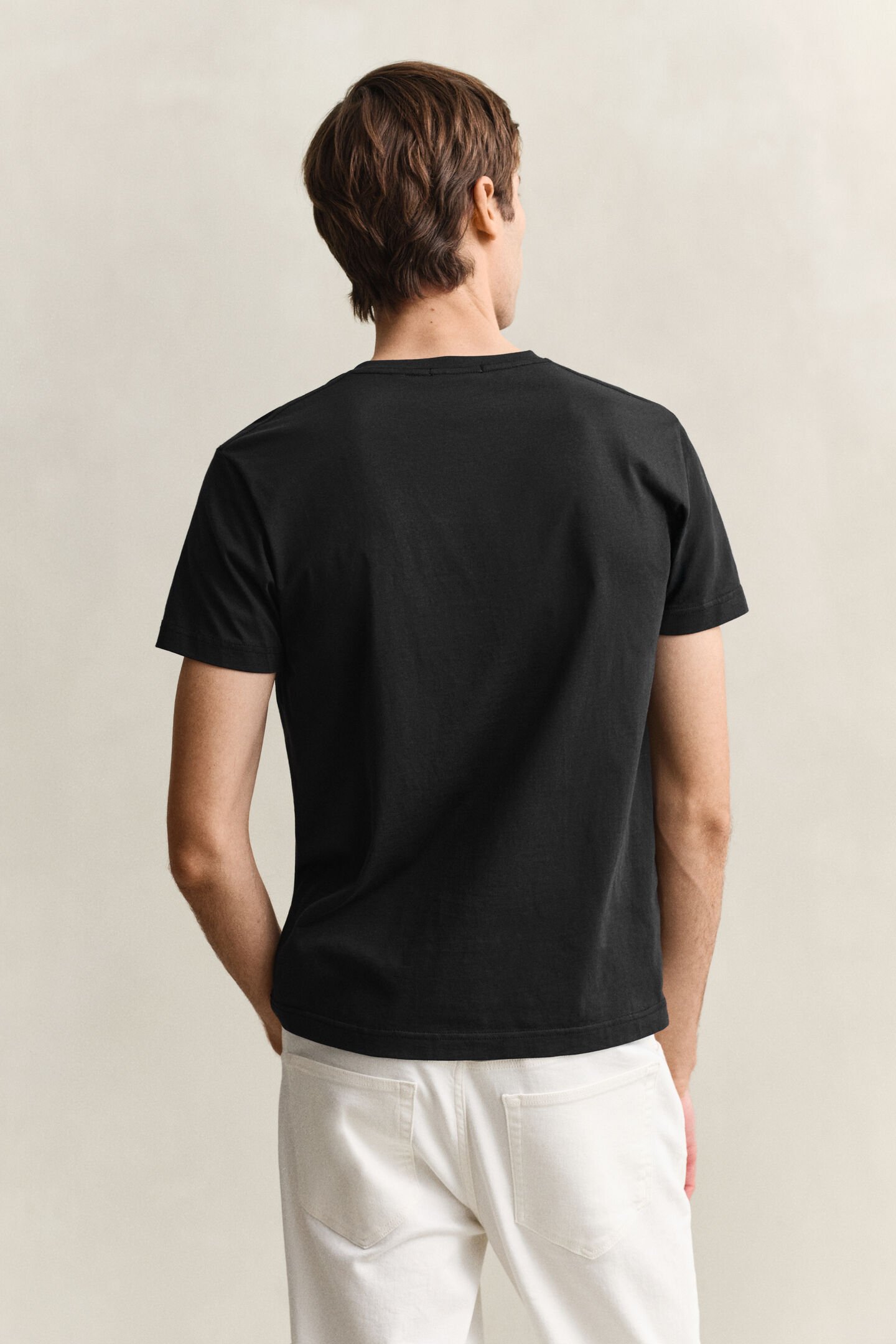 Slim Fit Shield V-Neck T-Shirt