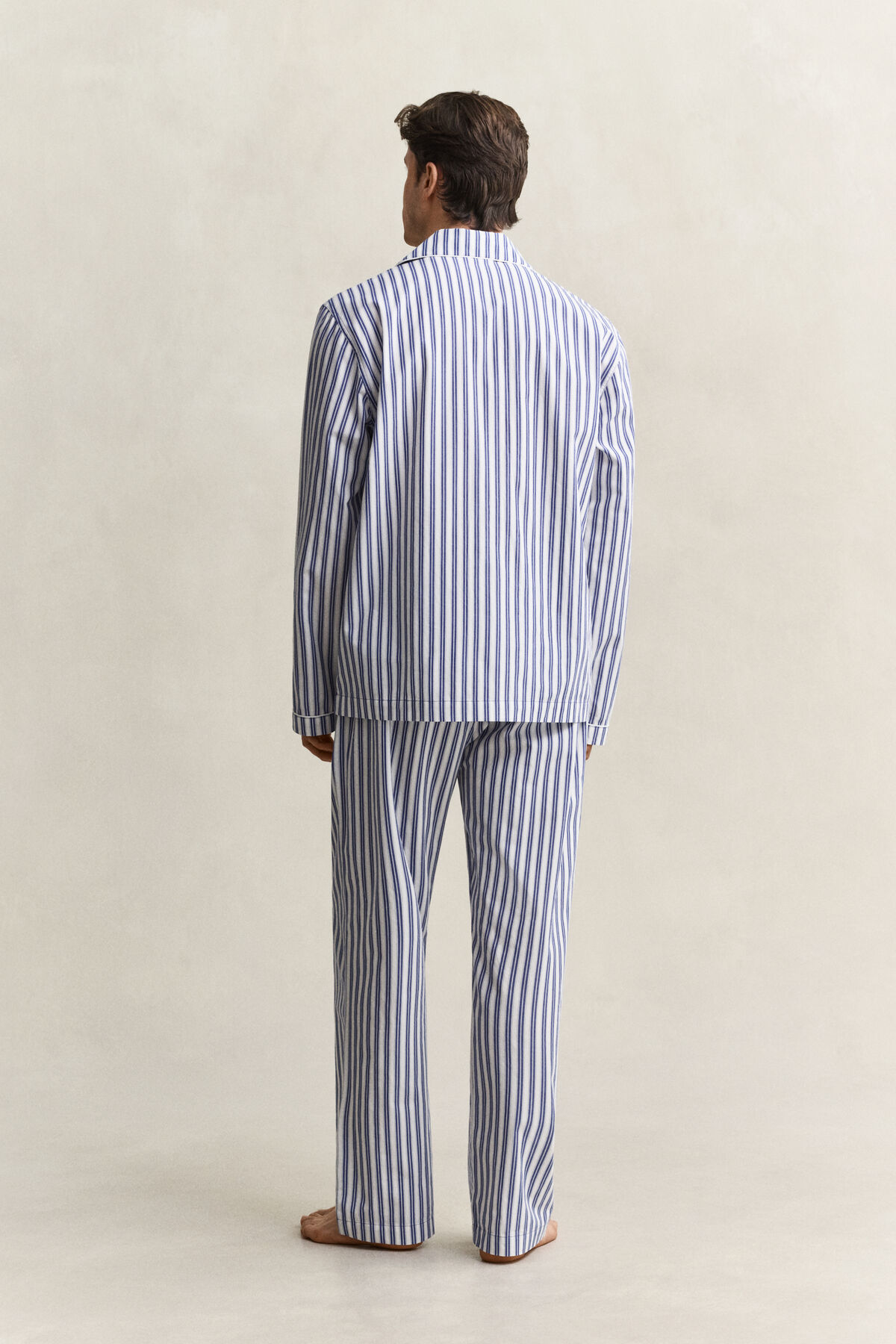 Poplin Pajama Set — COLLEGE BLUE