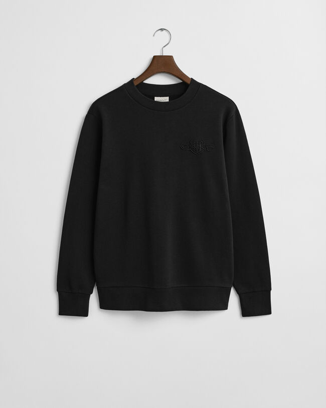 Tonal Shield Crew Neck Sweatshirt