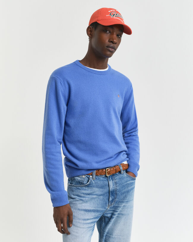 Superfine Lambswool Crew Neck Sweater