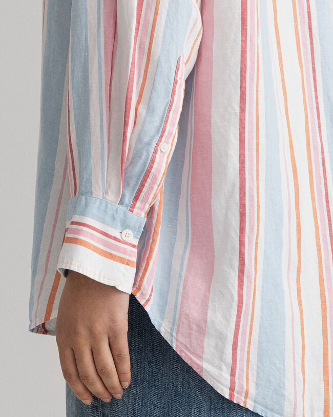 Oversized Multistripe Shirt