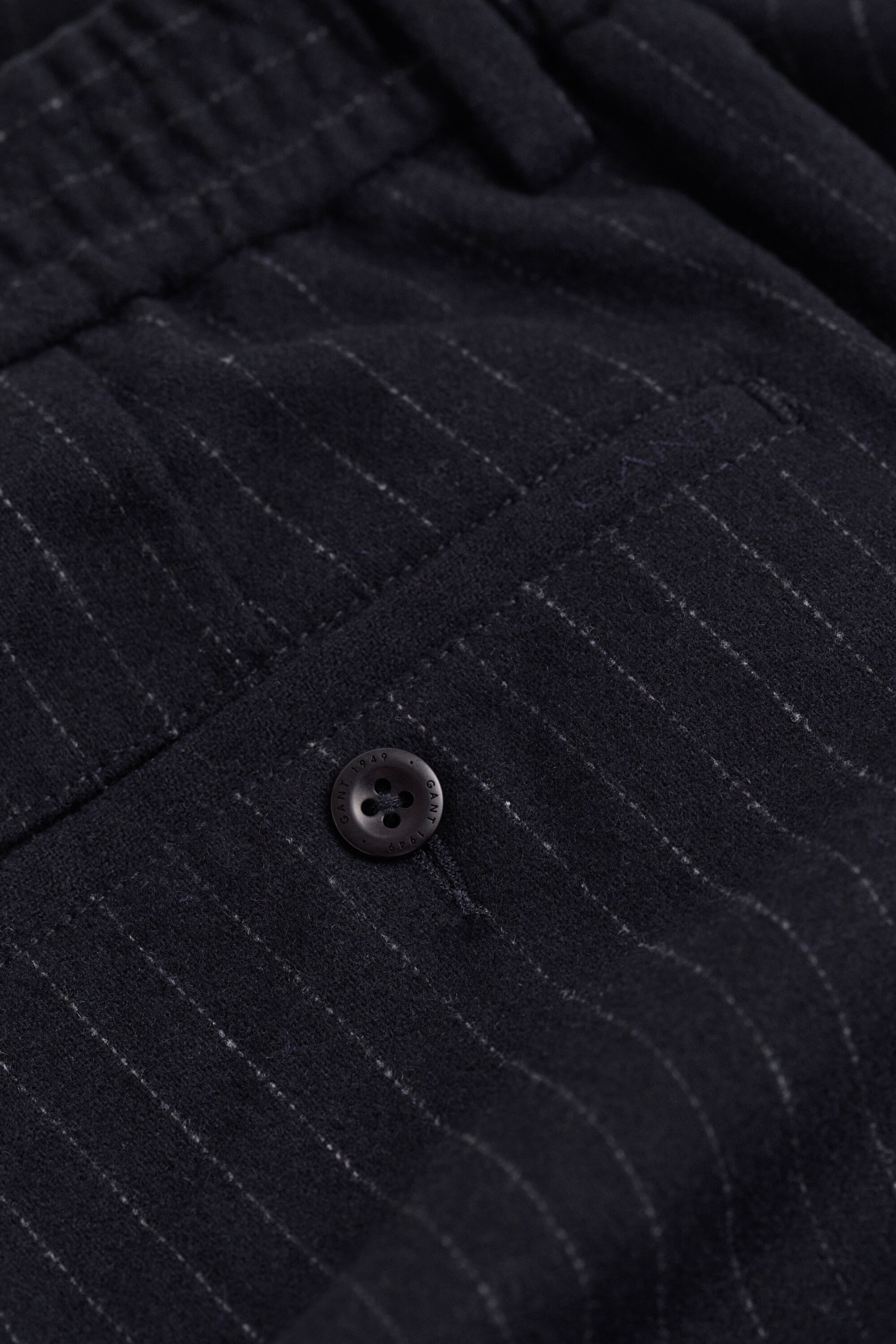 Tapered Wool Flannel Pants