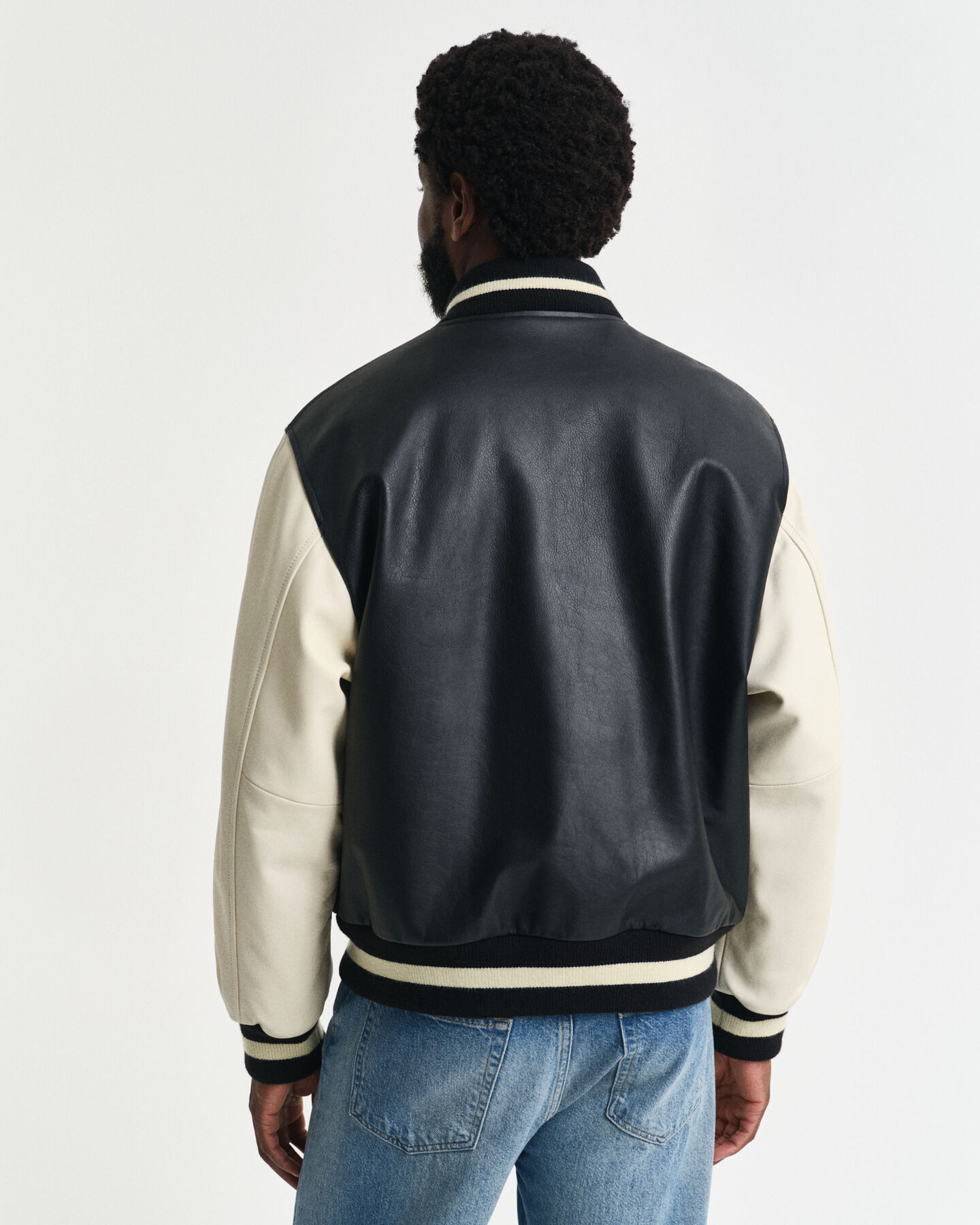 Leather Varsity Jacket